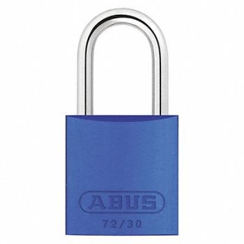 ABUS J5196 Lockout Padlock KD Blue 2-17/32 H, 31NF25