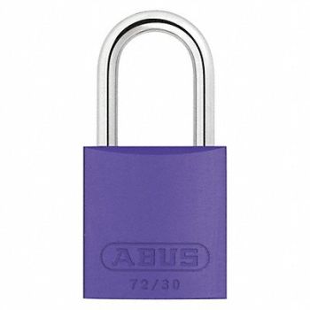 ABUS J5196 Lockout Padlock KD Purple 2-17/32 H, 31NF29