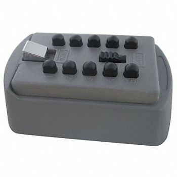 GRAINGER APPROVED Lock Box Wall Mount 2 Keys, 31NG35