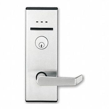 SAFLOK MT Electronic Lock Satin Chrome, 31NG90