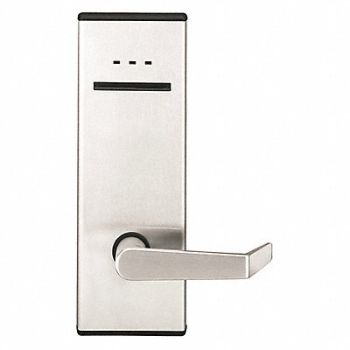 SAFLOK MT Electronic Lock Satin Chrome, 31NG92