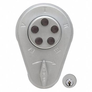 KABA SIMPLEX Push Button Lockset 9000 Thumb Turn, 44ZY81