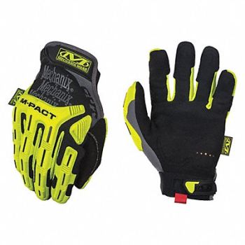 MECHANIX WEAR H7894 Mechanics Gloves Yellow 12 PR, 31TU63