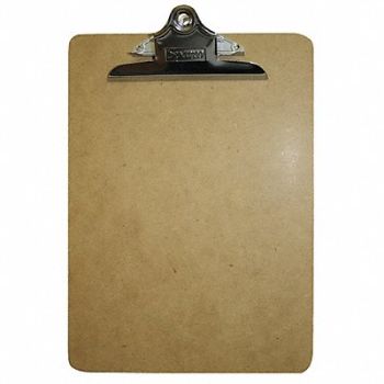 MAGNA VISUAL Clipboard Letter Size Hardboard Tan, 31TW28