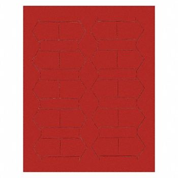 MAGNA VISUAL Magnetic Arrows 3/4 in W Red PK20, 31TW40
