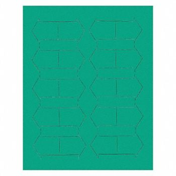 MAGNA VISUAL Magnetic Arrows 3/4 in W Green PK20, 31TW42