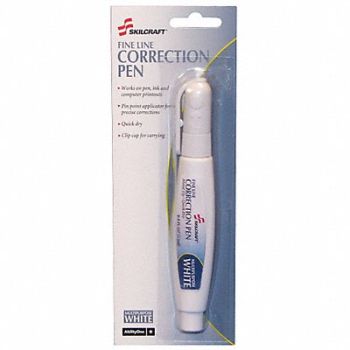 ABILITY ONE Correction Pen Pen Tip 12mL, 31UD99