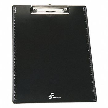 ABILITY ONE Clipboard Letter Size Plastic Black, 31UE89
