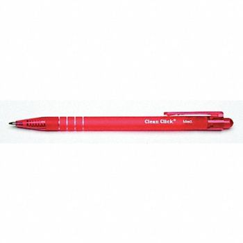 ABILITY ONE Ballpoint Pens 1.0mm Red PK12, 31UF22