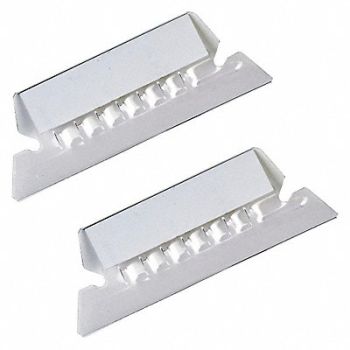 ABILITY ONE Hanging Folder Insert Plastic Clear PK25, 31UF23