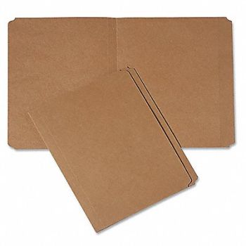 ABILITY ONE Folder Letter Staight Cut Kraft PK100, 31UF33