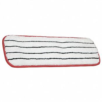 ABILITY ONE Mop Pad Red Microfiber, 31UG15