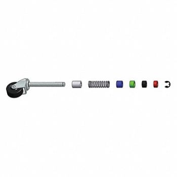 COTTERMAN Ladder Replacement Caster Kit 52-61 lb, 31VG04