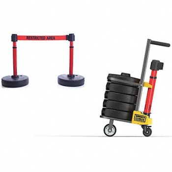BANNER STAKES PLUS Barricade Red Restricted Area, 31XF81