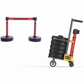BANNER STAKES PLUS Barricade Red Stay Behind The Line, 31XF83