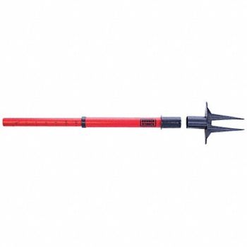 BANNER STAKES PLUS Barrier System Post 22-42in Red PK5, 31XF94