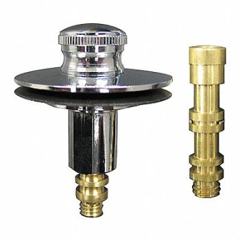 KISSLER Drain Stopper Brass Chrome, 31XJ19