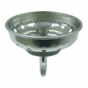 KISSLER SS Solid Post Strainer 2in, 31XJ22