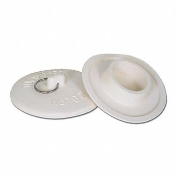KISSLER Drain Stopper Rubber White, 31XJ25