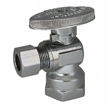 KISSLER Angle Stop Valve 3/8in.Compx1/2in.FIP, 31XJ70