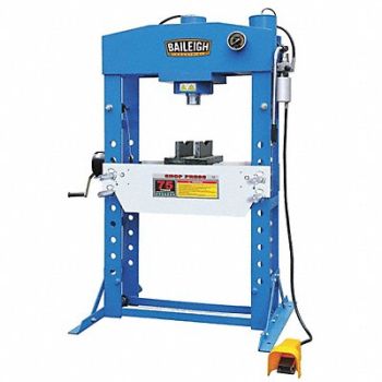 BAILEIGH INDUSTRIAL Hydraulic Press Air 75 tons/123 psi, 31XV14