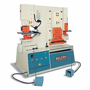 BAILEIGH INDUSTRIAL Ironworker 220V AC 50 A 5 Stations, 31XW04