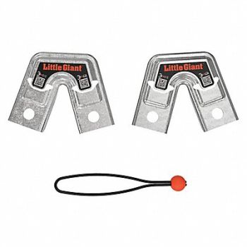 LITTLE GIANT Trestle Brackets 300 lb Aluminum Mill, 31XW73