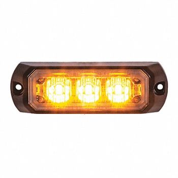 BUYERS PRODUCTS LED Mini Strobe Light Amber 3.4, 321X77