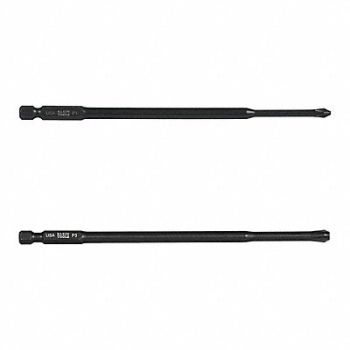 KLEIN TOOLS 6 Power Driver Set PH #1 #3, 806YZ7