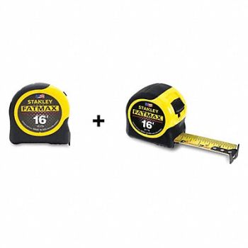 STANLEY Tape Measure Automatic Blade 1-1/4 W, 323D51