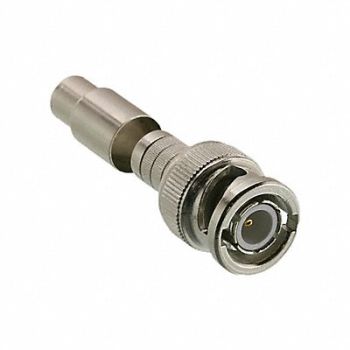 GEM BY TRIPLETT RG59 PVC RG6 TFE BNC Male 2 Pc Cr PK10, 323PF5