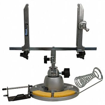 PANAVISE MultiAngleVise VertGrved Swivel 5/16 W, 3KZK8