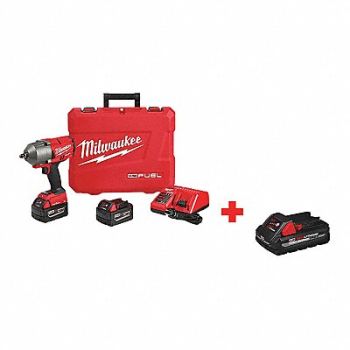 MILWAUKEE Impact Wrench Cordless Compact 18VDC, 326UL3
