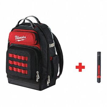 MILWAUKEE Tool Backpack w/Penlight, 326UU3
