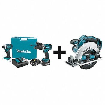 MAKITA Cordless Combination Kit 3 Tools 18V DC, 327DX7