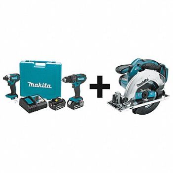 MAKITA Cordless Combination Kit 3 Tools 18V DC, 327DX8