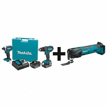 MAKITA Cordless Combination Kit 3 Tools 18V DC, 327DY6