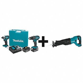 MAKITA Cordless Combination Kit 3 Tools 18V DC, 327EA2