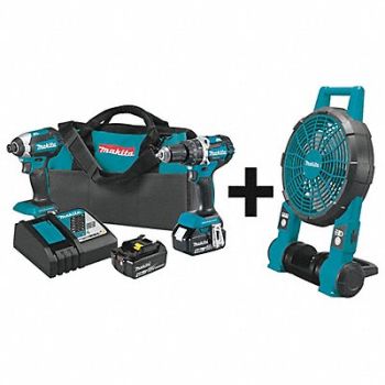 MAKITA Cordless Combination Kit 3 Tools 18V DC, 327EC3