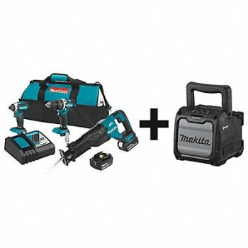 MAKITA Cordless Combination Kit 4 Tools 18V DC, 327EM2