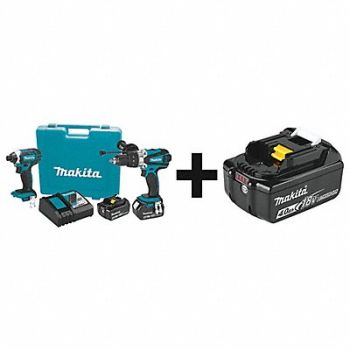 MAKITA Cordless Combination Kit 2 Tools 18V DC, 327EV2