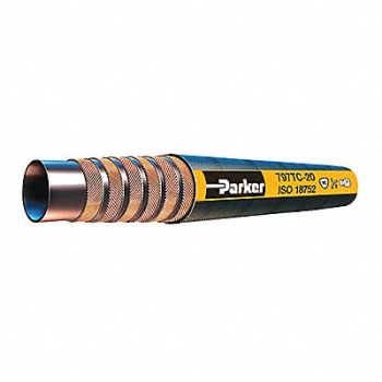 PARKER Hydraulic Hose 1/2 I.D. 275 ft L Black, 55WF42