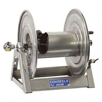 COXREELS Hand Crank Hose Reel 200 ft 1/2 ID SS, 29PP82