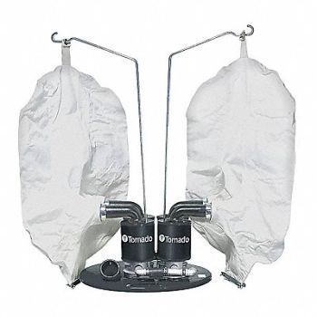 TORNADO Drum-Top Vacuum Head Std. Filter 100 cfm, 32EY94