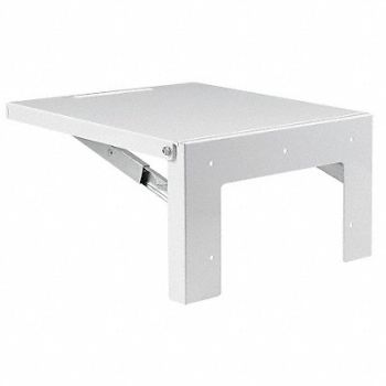 HOFFMAN Folding Shelf Mild Steel 18in.Hx18in.L, 32FC22