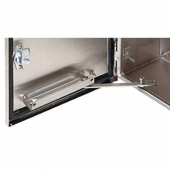 HOFFMAN Door Stop Kit 316 Stainless Steel, 32FD45