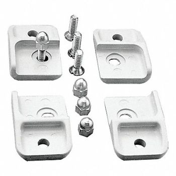HOFFMAN Foot Kit Fiberglass Light Gray, 32FD56