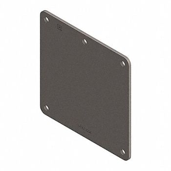 HOFFMAN Closure Plate Wireway Steel 4in.Hx4in.L, 32FL84