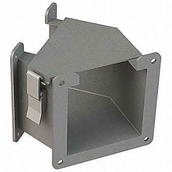 HOFFMAN Elbow 45 Deg Ind Steel 4in. H x 4in. L, 32FL76
