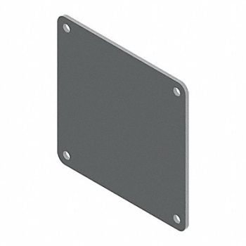 HOFFMAN Closure Plate Wireway Steel 4in.Hx4in.L, 32FM69